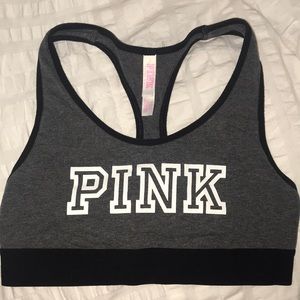 Victoria’s Secret PINK grey sports bra